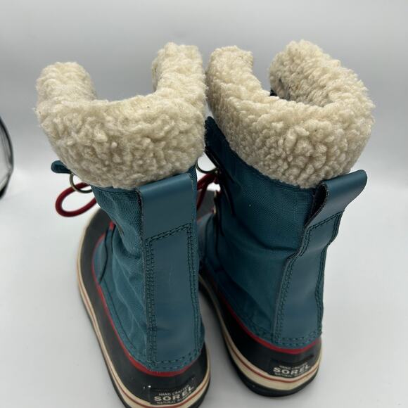 Sorel Winter Carnival Snow Boots Women’s 8 Blue Pink Waterproof Insulated - Picture 8 of 16